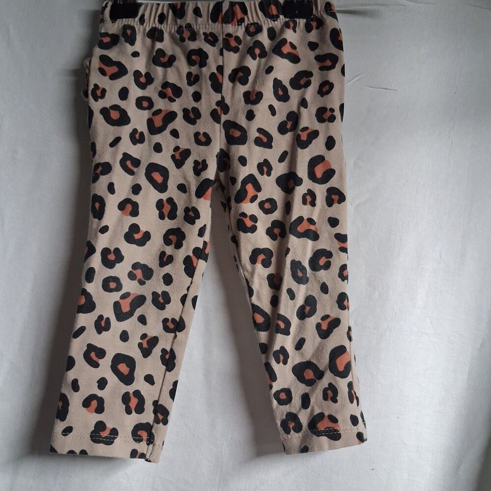 Garanimals Baby Girl 12 Month Leopard Print Ruffle Butt Pants
